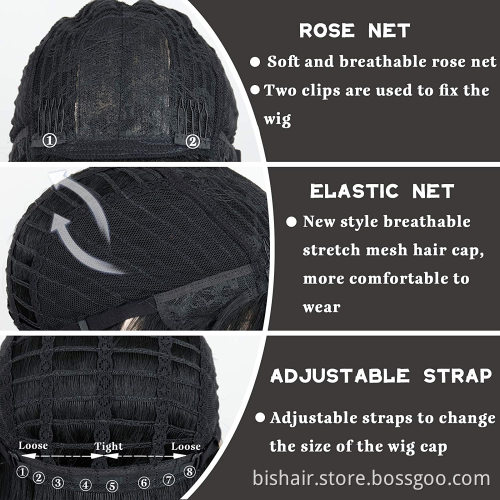 Human hair with bangs without front lace Brazil real human hair wig machine made wig straight hair 150% density natural color